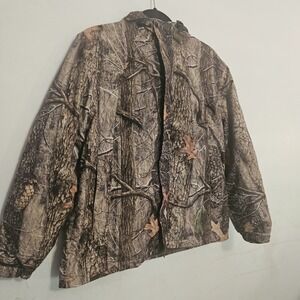 Huntsworth Oak Tree NTA Camouflage Brown Zip Up Puffer Coat